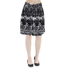 Graffiti Pleated Skirt by ValentinaDesign
