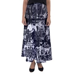Graffiti Flared Maxi Skirt by ValentinaDesign
