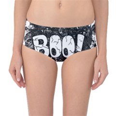 Monster Art Boo! Boo2 Mid-waist Bikini Bottoms by Celenk