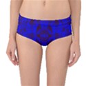 Pattern Mid-Waist Bikini Bottoms View1