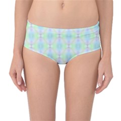 Pattern Mid-waist Bikini Bottoms by gasi