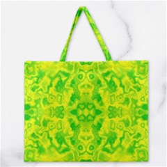 Pattern Zipper Large Tote Bag by gasi