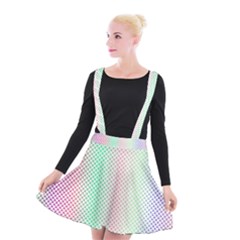 Pattern Suspender Skater Skirt by gasi