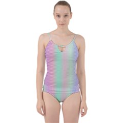 Pattern Cut Out Top Tankini Set by gasi