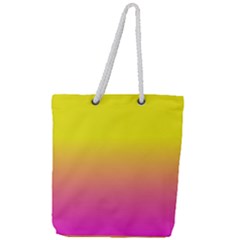 Pattern Full Print Rope Handle Tote (large) by gasi
