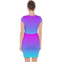 Pattern Capsleeve Drawstring Dress  View2