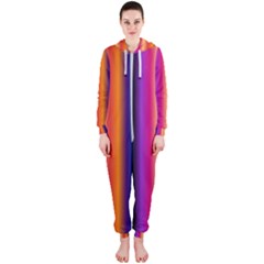 Pattern Hooded Jumpsuit (ladies)  by gasi