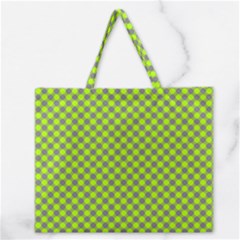 Pattern Zipper Large Tote Bag by gasi