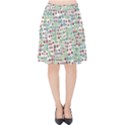 Pattern Velvet High Waist Skirt View1