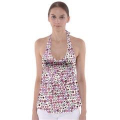 Pattern Babydoll Tankini Top by gasi