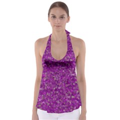 Pattern Babydoll Tankini Top by gasi