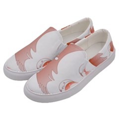 Moon Moonface Pattern Outlines Men s Canvas Slip Ons by Celenk