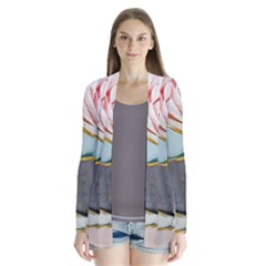 Tea Cups Drape Collar Cardigan by NouveauDesign