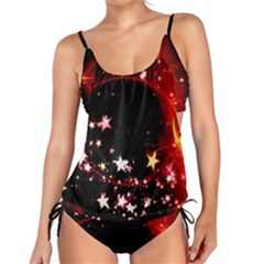 Circle Lines Wave Star Abstract Tankini Set by Celenk