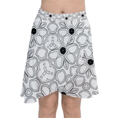 Pattern Zentangle Handdrawn Design Chiffon Wrap by Celenk