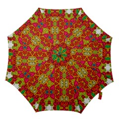 Abstract Background Pattern Doodle Hook Handle Umbrellas (small) by Celenk