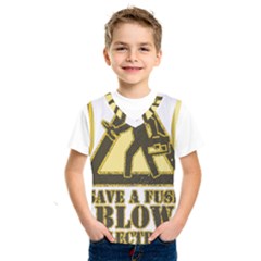 Save A Fuse Blow An Electrician Kids  Sportswear by FunnyShirtsAndStuff