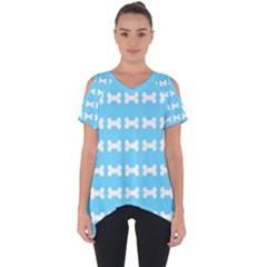 Dog Bone Background Dog Bone Pet Cut Out Side Drop Tee by Celenk