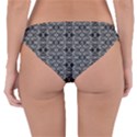Black And White Ethnic Pattern Reversible Hipster Bikini Bottoms View4