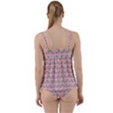 Floral Pattern Twist Front Tankini Set View2