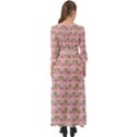 Floral Pattern Button Up Boho Maxi Dress View2