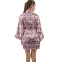 Floral Pattern Long Sleeve Kimono Robe View2
