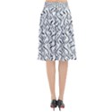 Wavy Intricate Seamless Pattern Design Flared Midi Skirt View2