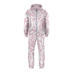 Pink Peonies Hooded Jumpsuit (kids) by NouveauDesign