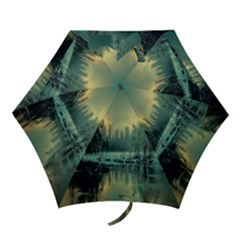 Yosemite Park Landscape Sunrise Mini Folding Umbrellas by Celenk