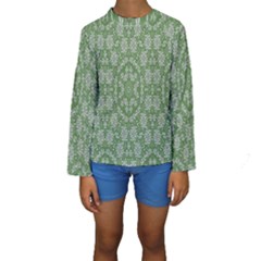 Art Pattern Design Holiday Color Kids  Long Sleeve Swimwear by Celenk
