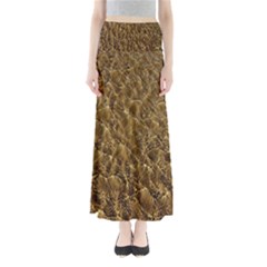 Water Mirror Background Pattern Full Length Maxi Skirt by Celenk