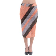 Fabric Textile Texture Surface Midi Pencil Skirt by Celenk