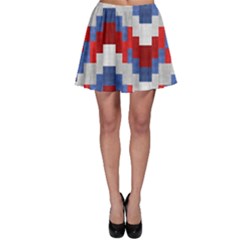 Texture Textile Surface Fabric Skater Skirt by Celenk