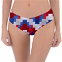 Texture Textile Surface Fabric Reversible Classic Bikini Bottoms View3