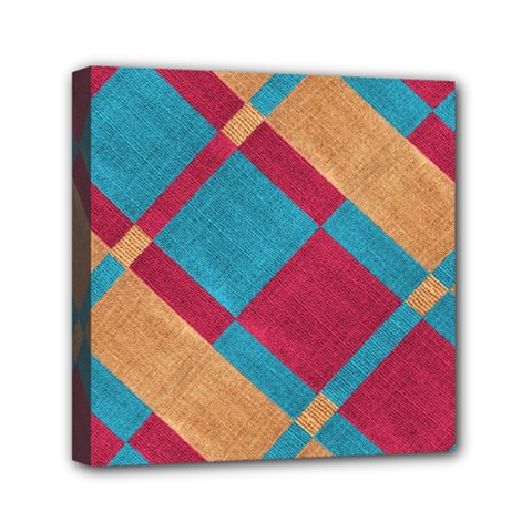 Fabric Textile Cloth Material Mini Canvas 6  X 6  by Celenk