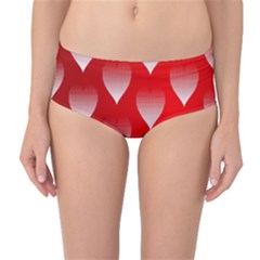 Texture Desktop Background Seamless Mid-waist Bikini Bottoms by Celenk