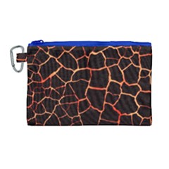 Magma Canvas Cosmetic Bag (large) by jumpercat