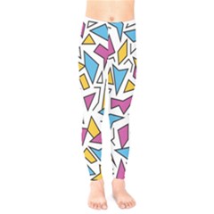 Retro Shapes 01 Kids  Legging by jumpercat
