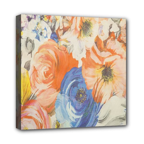 Texture Fabric Textile Detail Mini Canvas 8  X 8  by Celenk
