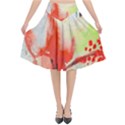 Fabric Texture Softness Textile Flared Midi Skirt View1
