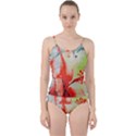 Fabric Texture Softness Textile Cut Out Top Tankini Set View1