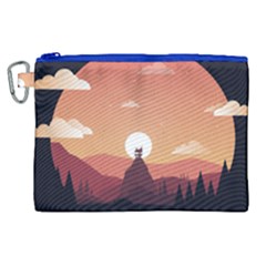 Design Art Hill Hut Landscape Canvas Cosmetic Bag (xl) by Celenk