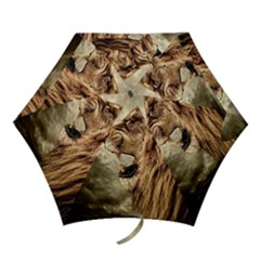 Roaring Lion Mini Folding Umbrellas by Celenk