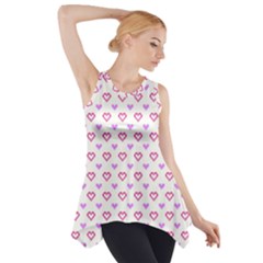 Pixel Hearts Side Drop Tank Tunic by jumpercat