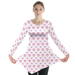 Pixel Hearts Long Sleeve Tunic  by jumpercat