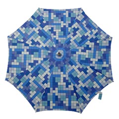 Tetris Camouflage Marine Hook Handle Umbrellas (large) by jumpercat