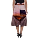 Iceland Sky Clouds Sunset Perfect Length Midi Skirt View2