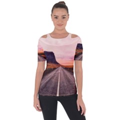 Iceland Sky Clouds Sunset Short Sleeve Top by BangZart