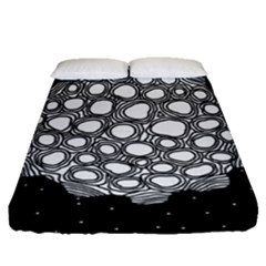 Strange Planet Fitted Sheet (queen Size) by jumpercat