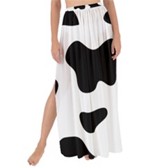 Animal Print Black And White Black Maxi Chiffon Tie-up Sarong by BangZart